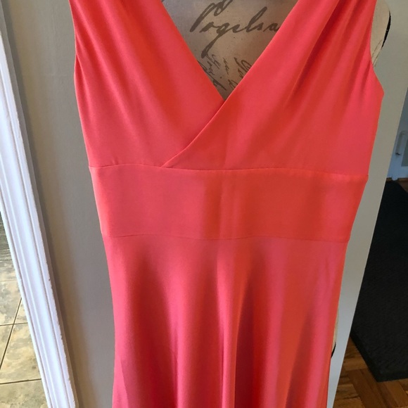 Stunning Bright Coral J. Crew Dress Size 0 - Picture 7 of 8